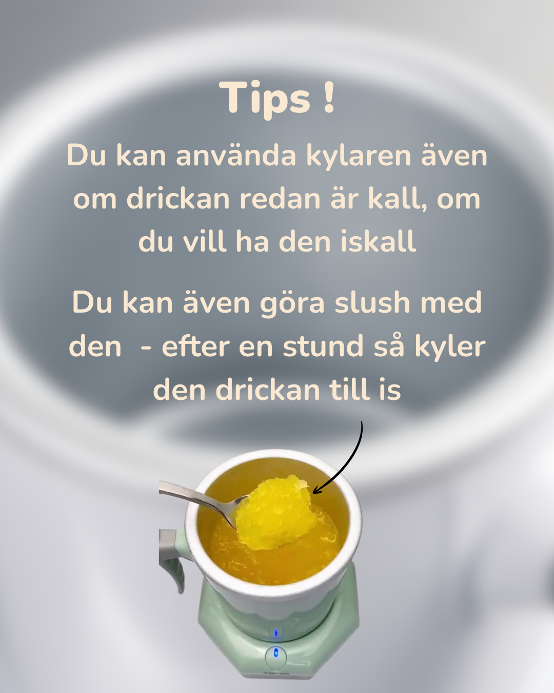 Portabel & snabb dryckeskylare – kyler 5x snabbare än kylskåpet