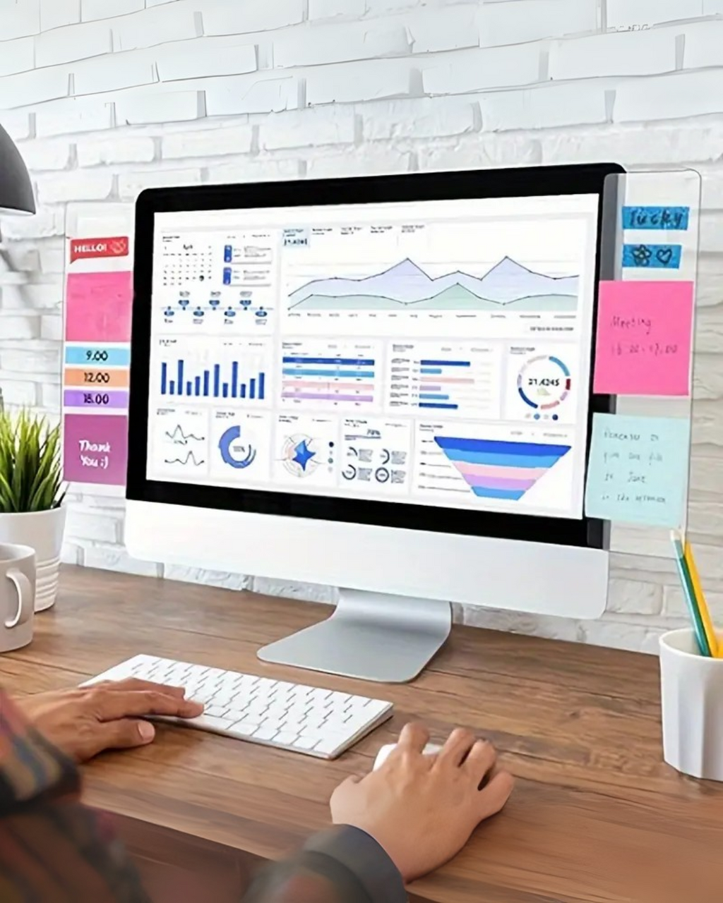 Monitor memo board – Smartare organisering till skrivbordet
