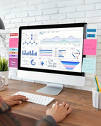 Monitor memo board – Smartare organisering till skrivbordet
