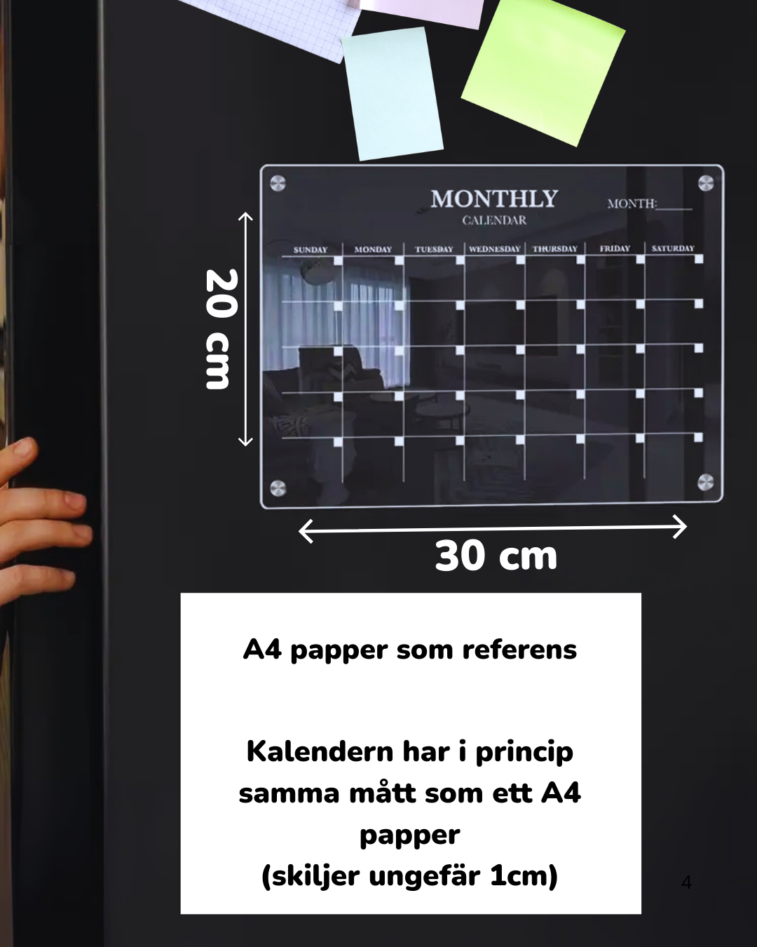 BP's planerartavla  – ink 6 pennor - Kalender som håller för alltid