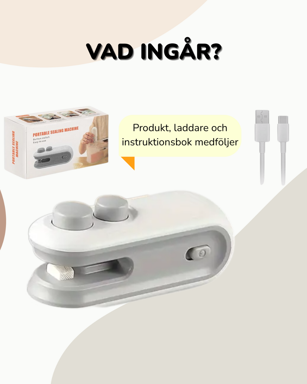 Mini värmeförseglare – Smidig två i ett plastförsegling