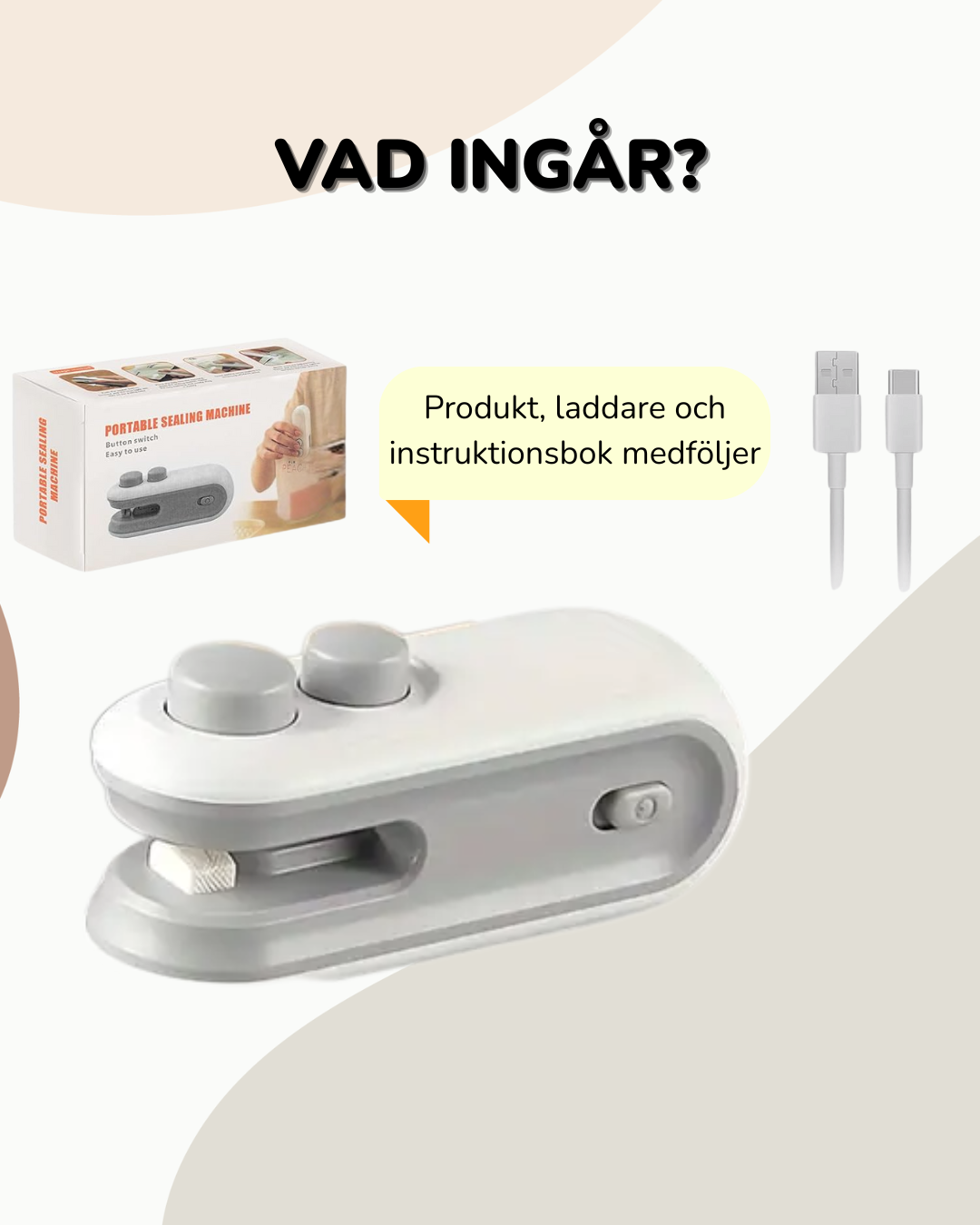 Mini värmeförseglare – Smidig två i ett plastförsegling