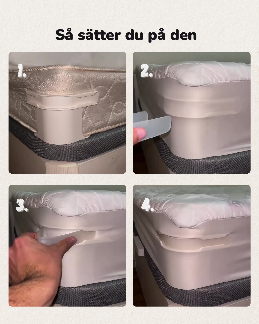Lakanhållare - Slät & fint lakan genom hela natten