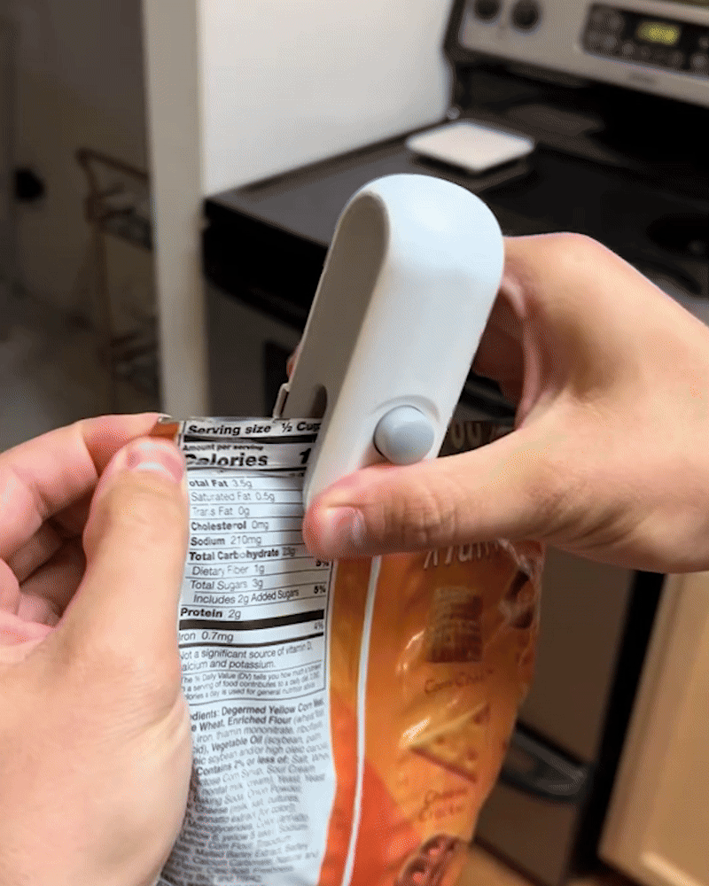 Mini värmeförseglare – Smidig två i ett plastförsegling