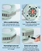 Portabel & snabb dryckeskylare – kyler 5x snabbare än kylskåpet